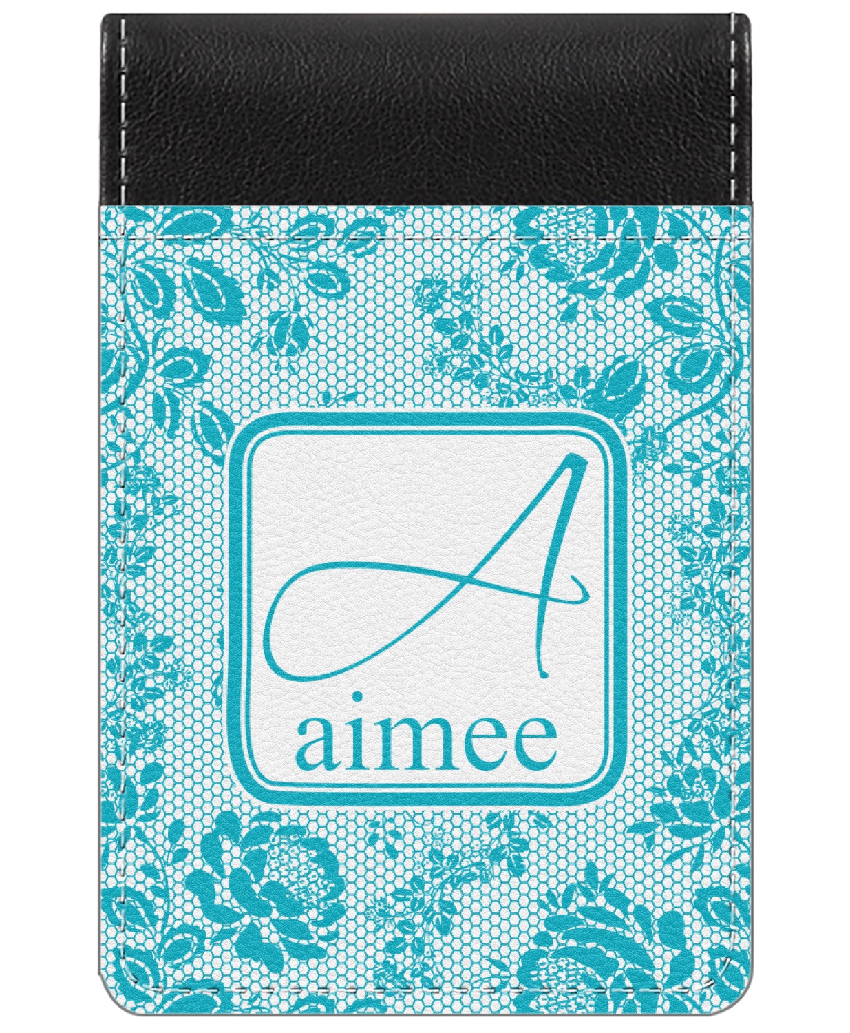 Lace Genuine Leather Small Memo Pad (Personalized) YouCustomizeIt