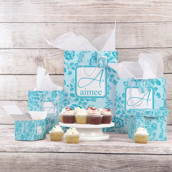 Lace Gift Bags - In Context