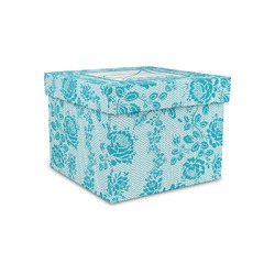 Lace Gift Box with Lid - Canvas Wrapped - Small (Personalized)