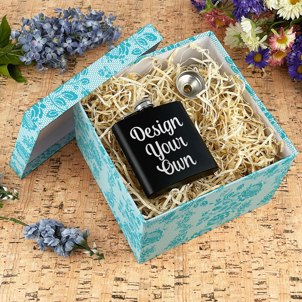 Lace Gift Boxes with Lid - Canvas Wrapped - X-Large - In Context
