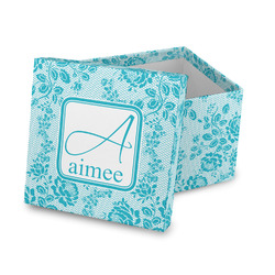 Lace Gift Box with Lid - Canvas Wrapped (Personalized)