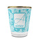 Lace Glass Shot Glass - With gold rim - FRONT