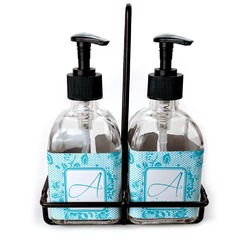 Lace Glass Soap & Lotion Bottles (Personalized)