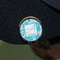 Lace Golf Ball Marker Hat Clip - Gold - On Hat