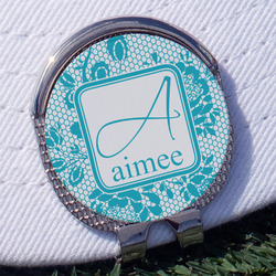 Lace Golf Ball Marker - Hat Clip
