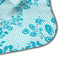 Lace Hooded Baby Towel- Detail Corner