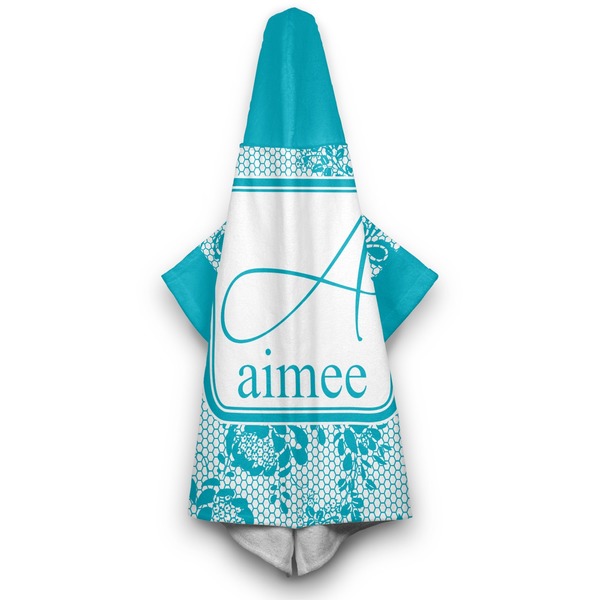 Lace Hooded Towel - Hanging