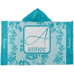 Lace Kids Hooded Towel (Personalized)