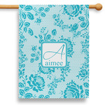 Lace 28" House Flag - Double Sided (Personalized)