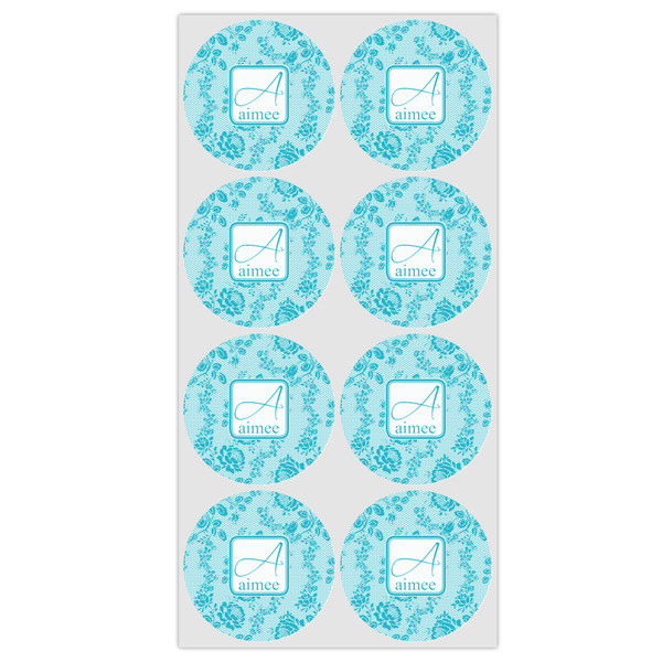 Lace Icing Circle - Medium - Set of 8