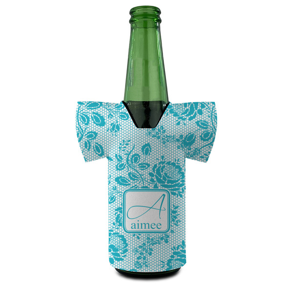 Lace Jersey Bottle Cooler - Set of 4 - FRONT (on bottle)