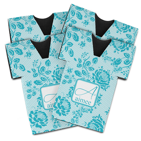 Lace Jersey Bottle Cooler - Set of 4 - MAIN (flat)