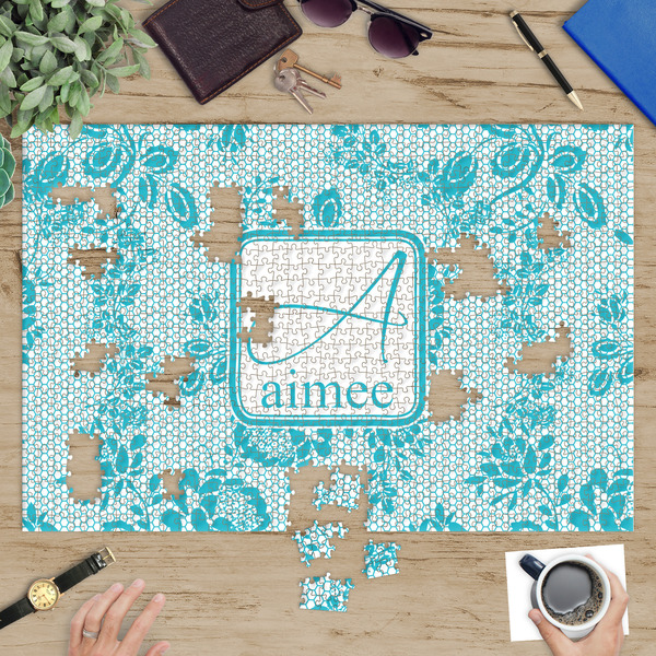 Lace Jigsaw Puzzle 1014 Piece - In Context