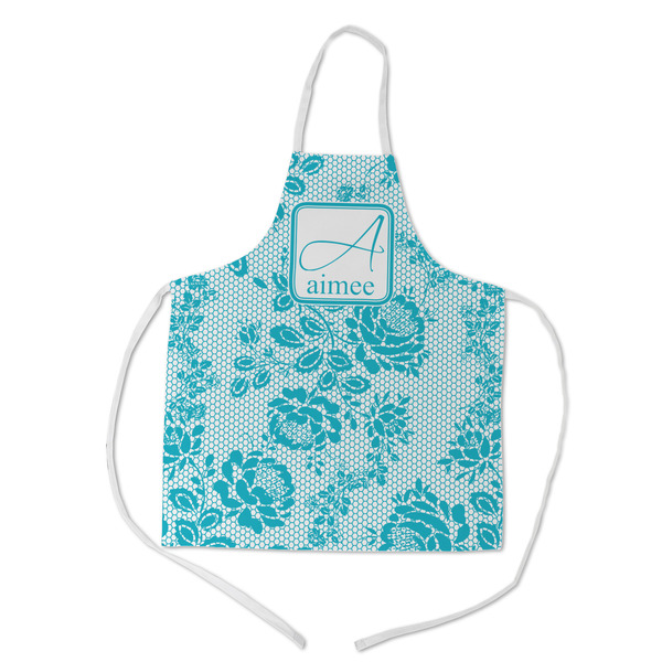 Custom Lace Kid's Apron w/ Name and Initial