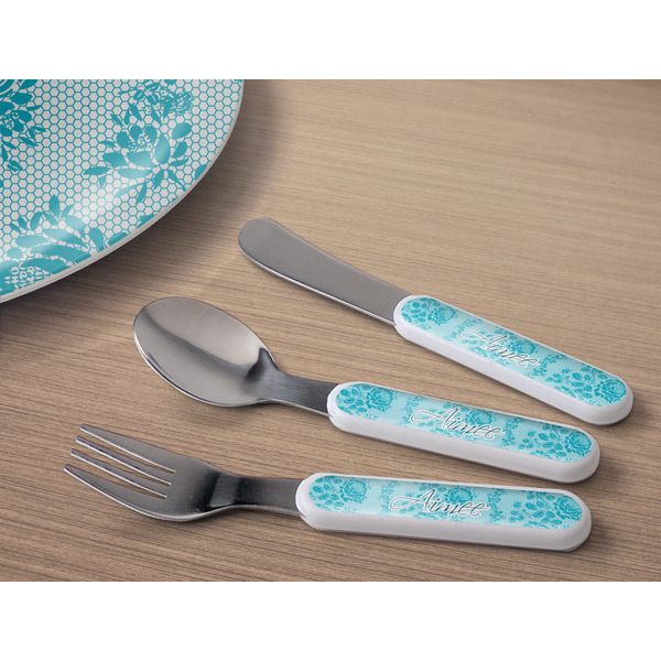 Lace Kids Flatware w/ Plate