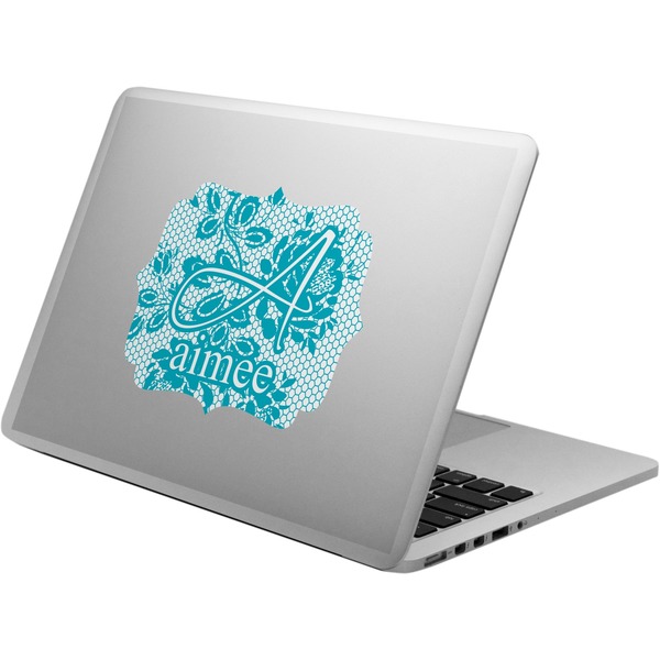 Custom Lace Laptop Decal (Personalized)