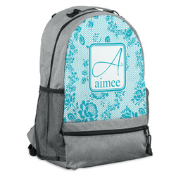 Lace Backpack - Grey (Personalized)