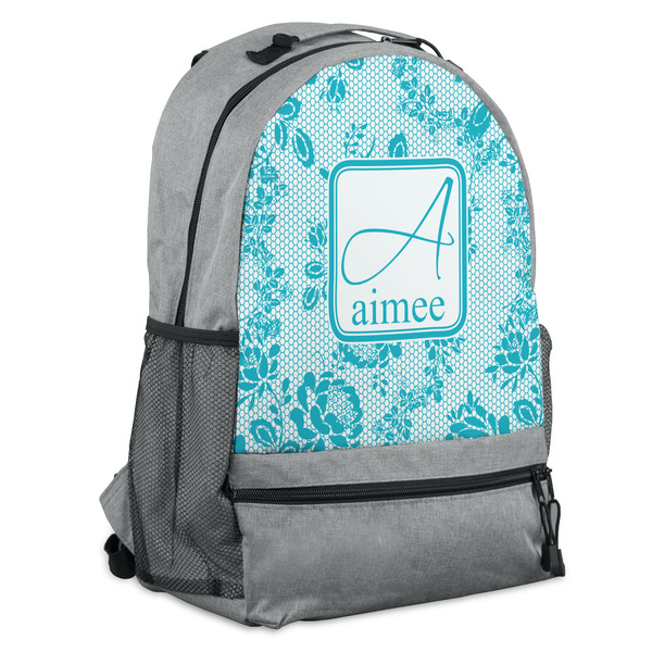 Custom Lace Backpack - Grey (Personalized)