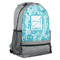 Lace Large Backpack - Gray - Angled View