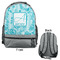 Lace Large Backpack - Gray - Front & Back View