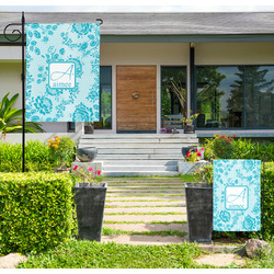 Lace Large Garden Flag - Double Sided (Personalized)