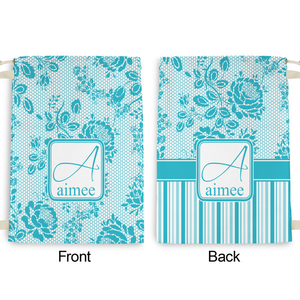 Lace Large Laundry Bag - Front & Back View
