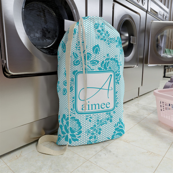Lace Large Laundry Bag - In Context
