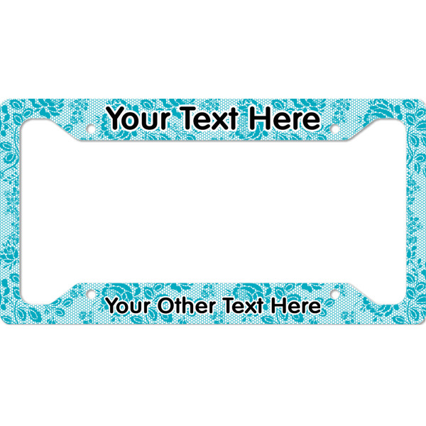 Custom Lace License Plate Frame - Style A (Personalized)
