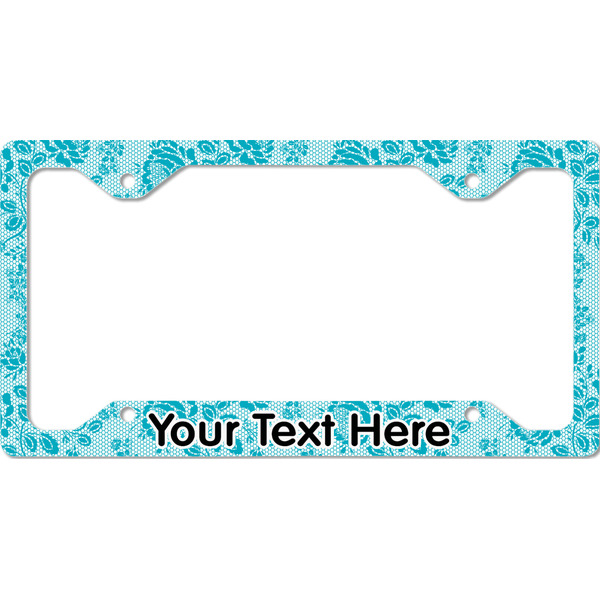 Custom Lace License Plate Frame - Style C (Personalized)