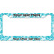 Lace License Plate Frame Wide
