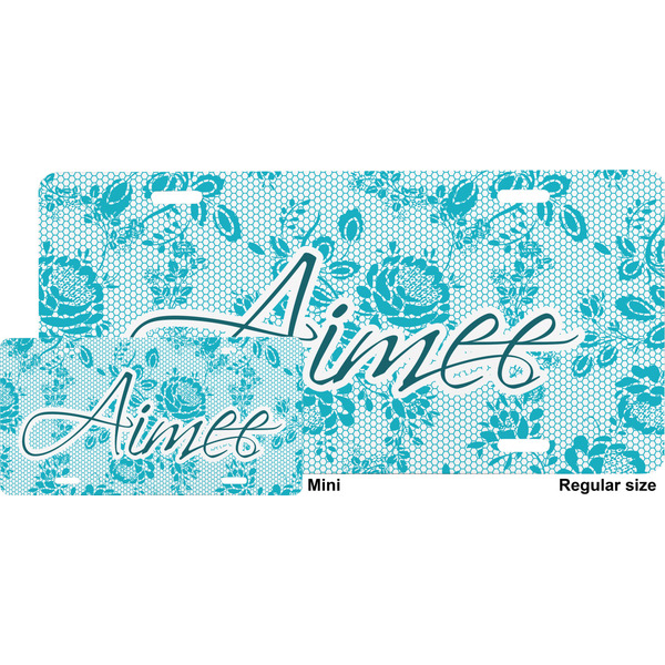 Lace License Plate (Sizes)