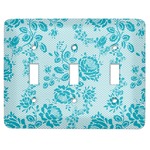 Lace Light Switch Cover (3 Toggle Plate)
