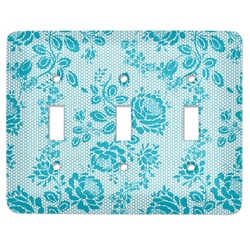 Lace Light Switch Cover (3 Toggle Plate)