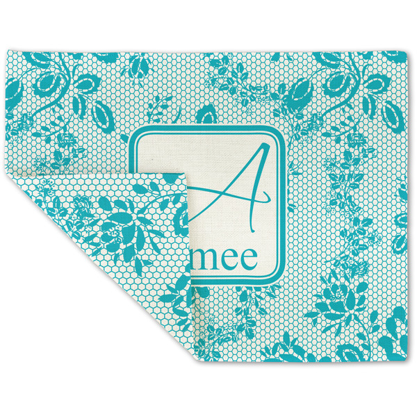 Lace Linen Placemat - Folded Corner (double side)
