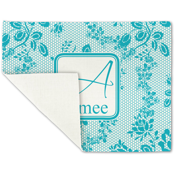 Lace Linen Placemat - Folded Corner (single side)
