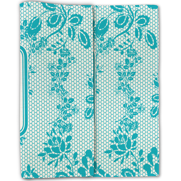 Lace Linen Placemat - Folded Half (double sided)