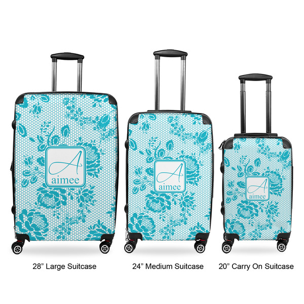 Lace Luggage Bags all sizes - With Handle