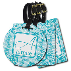 Lace Plastic Luggage Tag (Personalized)