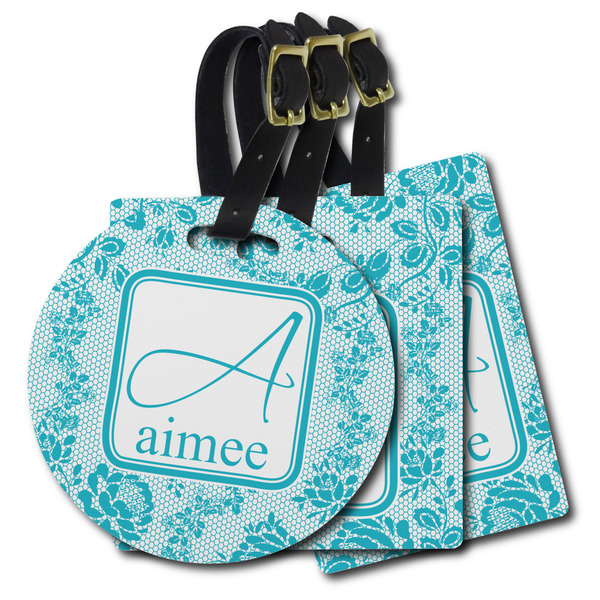 Custom Lace Plastic Luggage Tag (Personalized)
