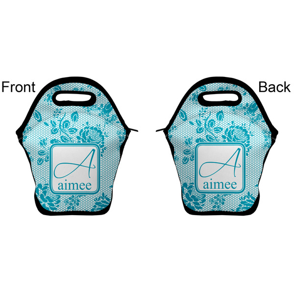 Lace Lunch Bag - Front and Back