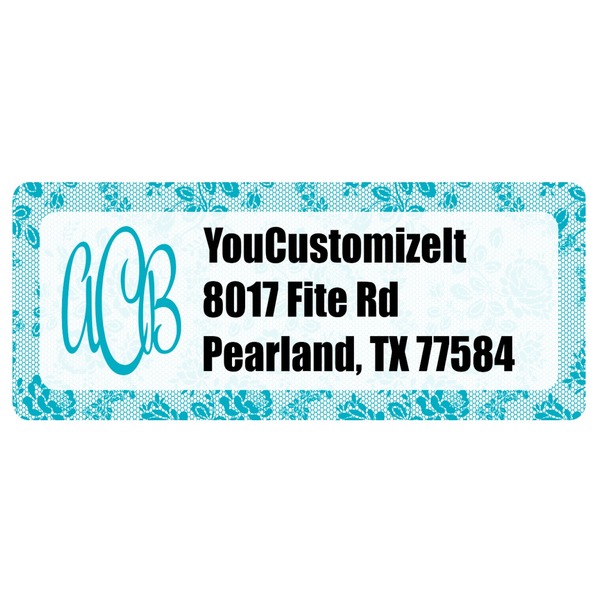 Custom Lace Return Address Labels (Personalized)