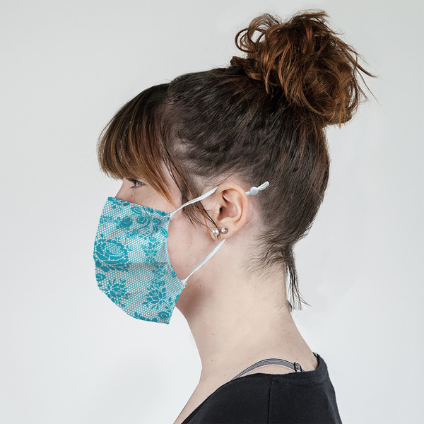 Lace Mask - Side View on Girl