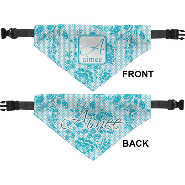 Lace Medium Dog Bandana Approval