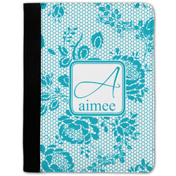 Lace Notebook Padfolio - Medium w/ Name and Initial