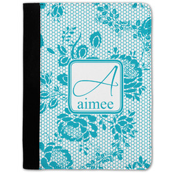 Lace Notebook Padfolio - Medium w/ Name and Initial