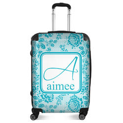 Lace Suitcase - 24" Medium - Checked (Personalized)
