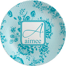 Lace Melamine Salad Plate - 8" (Personalized)