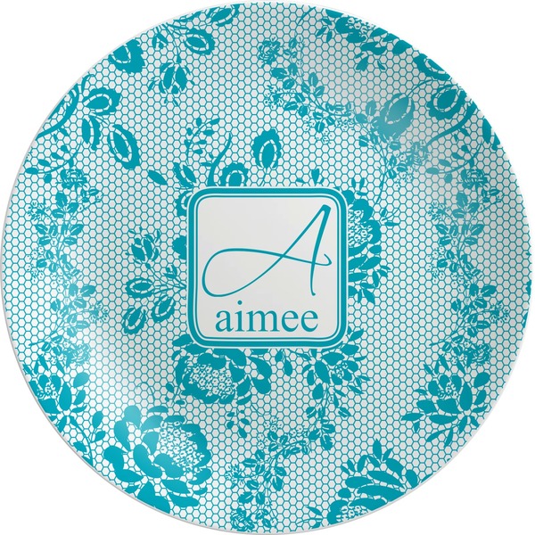 Custom Lace Melamine Plate (Personalized)