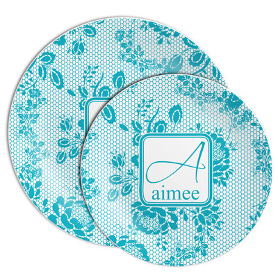 Lace Melamine Plate (Personalized)