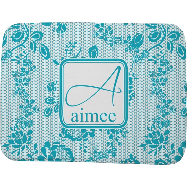 Custom Lace Memory Foam Bath Mat - 48"x36" (Personalized)